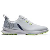 FootJoy Gents FJ Fuel Sport Shoes Medium White Navy Green in