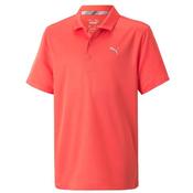 Puma Boys Essential Polo 7/8 Youths Hot Coral image