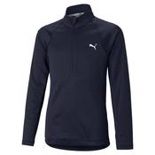 Puma Girls 1/4   Zip 7/8 Youths Navy - Blazer