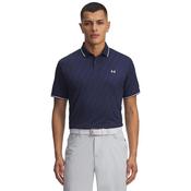 Under Armour Gents Playoff Sport Jacquard Polo Small Blue 410 image