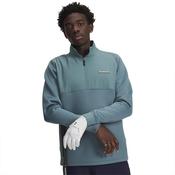 Under Armour Gents Drive Pro Hyb 1/2 Zip Small Jasper Blue 587