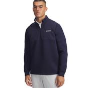 Under Armour Gents Drive Pro Hyb 1/2 Zip Small Midnight 410