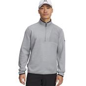 Under Armour Gents Drive Sweater Fleece 1/2 Zip Small Steel 035