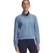 Under Armour Ladies Drive Midlayer Pullover XSmall Blue Smoke 418