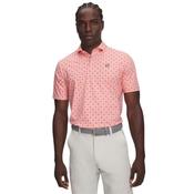 Under Armour Gents Drive Chill Printed Polo Small Pink 603 image