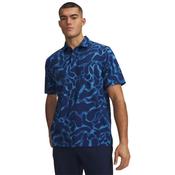 Under Armour Gents Matchplay Printed Polo Small Blue 430 image