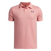 Under Armour Boys Matchplay Polo Youths Small Posh Pink 603 image