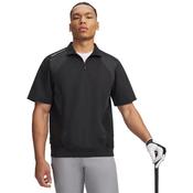 Under Armour Gents Drive Wind SS 1/2 Zip Small Black 001 image