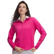 Under Armour Ladies Drive Midlayer 1/4 Zip Small Virtual Pink 622 image
