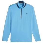 Puma Gents Lightweight 1/4 Zip Small Blue - Navy image