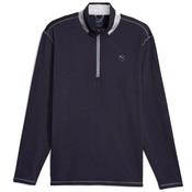 Puma Gents Lightweight 1/4 Zip Small Navy - Blazer - Ash Gray image