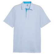 Puma Gents Mattr Palm D Polo Small Blue - Pink