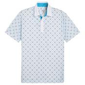 Puma Gents Pure Monogram Polo Small White - Blue image
