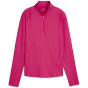 Puma Ladies You v Solid 1/4 Zip Small GARNET ROSE image