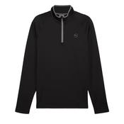 Puma Gents Waffle Fleece 1/4 Zip Medium Puma Black