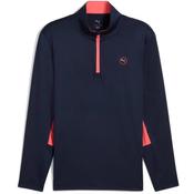 Puma Gents Pure 2.0 1/4 Zip Small Deep Navy