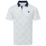 Puma Gents Pure 2.0 argyle Polo Small White - Navy image