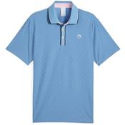 Puma Gents AP Tipped Jacquard Polo Large ZEN BLUE image