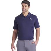 Puma Gents Icon Heather Polo Small DRK.NVY.HEAT image