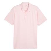 Puma Gents Mattr Scallop Polo Small Rose Blossom White Glow image
