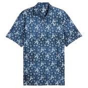 Puma Gents Cloudspun Coastal Claret Polo Medium Deep Navy image