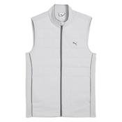 Puma Gents Cloudspun Fleece Hybrid Vest Large Platino Gray image