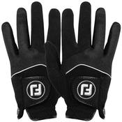 FootJoy RainGrip Hydro Series Mens Pair Gloves Small Black image