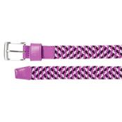 FootJoy Ladies Braided Belt Regular blk wh bry