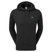 FootJoy Gents Lightweight Hoodie Shamrock Small Black Solid image