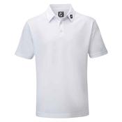 FootJoy Gents Stretch Pique Solid Polo Medium White image