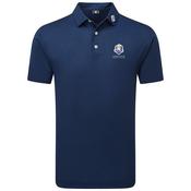 FootJoy Gents Stretch Pique S Ryder Cup Polo Small Navy image