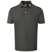 FootJoy Gents Stretch Pique Solid Polo Small Charcoal