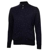Green Lamb Elsa Windstopper Spot Cardigan 12 Navy