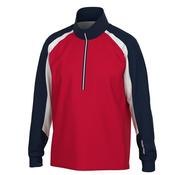 Galvin Green Gents Laurent 1/2 Zip Jacket Small Red - Navy
