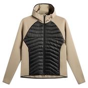 J.Lindeberg Gents Heyden Quilt Hybrid Hood Medium Brindle U144