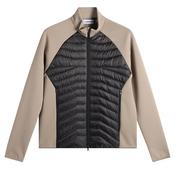 J.Lindeberg Gents Heyden Quilt Hybrid Jacket Small Brindle U144 image