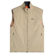 J.Lindeberg Gents Clinton Padded Vest Small Brindle U144 image