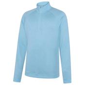 Galvin Green Gents Dion Insula Lite 1/4 Zip Top Small Crystal Blue Melange image