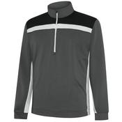 Galvin Green Gents Dean 1/2 Zip Insula Small Forged Iron - Black
