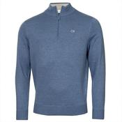 Calvin Klein Golf Gents Elmwood 1/2 Zip Sweater Small Denim Blue image
