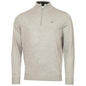 Calvin Klein Golf Gents Elmwood 1/2 Zip Sweater Medium Silver Marl image