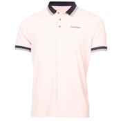 Calvin Klein Golf Gents Greenville Jersey Polo Small Baby Pink image