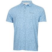 Calvin Klein Golf Gents Spring Printed Polo Small Dusty Blue image