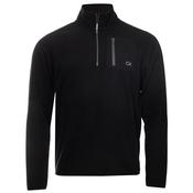 Calvin Klein Golf Gents Planet Fleece Half Zip Small Black