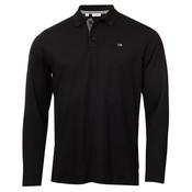 Calvin Klein Golf Gents Long Sleeve Cross Over M Polo Small Black