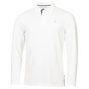 Calvin Klein Golf Gents Long Sleeve Cross Over M Polo Large White
