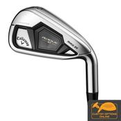 Callaway Rogue ST Max OS Lite 7 Graphite Irons 5 to PW &amp; AW Right Hand Regular image