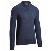 Callaway Gents 1/4 Zip Merino Sweater Large Navy 410 image