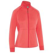Callaway Ladies Waffle Full Zip Fleece XLarge Paradise Pink - Heather 692 image