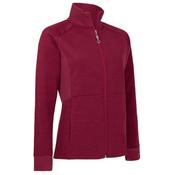 Callaway Ladies Hex Fleece Full Zip XLarge PERSIAN RE HTR 602